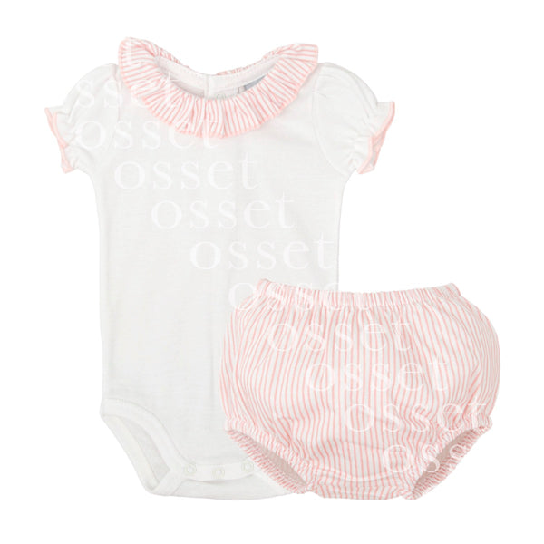 Conjunto rayas rosa