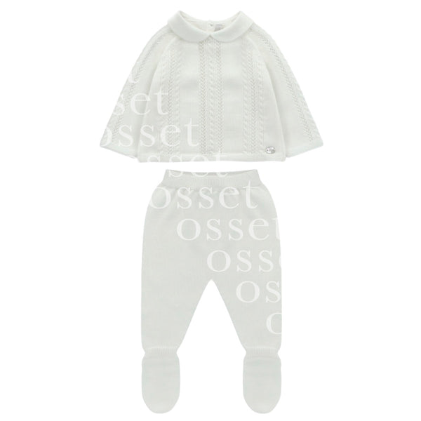 Conjunto Punto Trenza Blanco