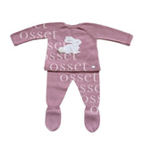 Conjunto Punto Conejo Rosa