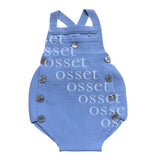 Peto Punto Botones Celeste