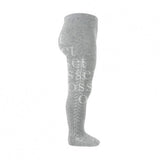 Leotardos Algodón Cálido con Calado Lateral Aluminio