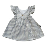 Vestido Lino Rayas