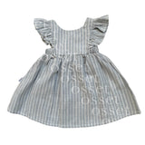 Vestido Lino Rayas