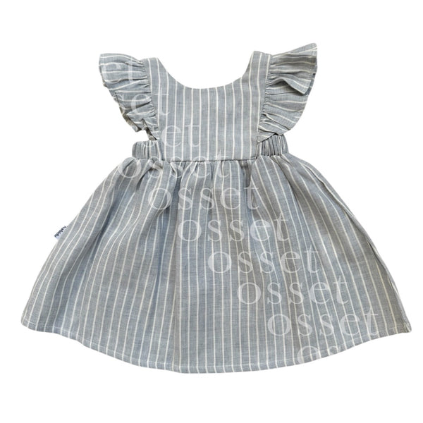 Vestido Lino Rayas