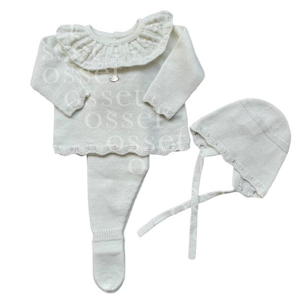 Conjunto Punto Fleur Blanco