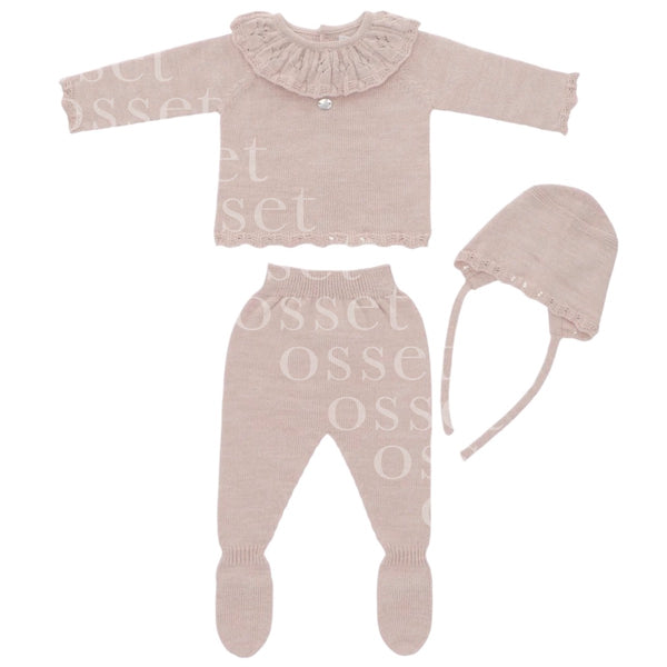 Conjunto Punto Fleur Rosa