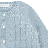 Suéter Trenza Azul Niña