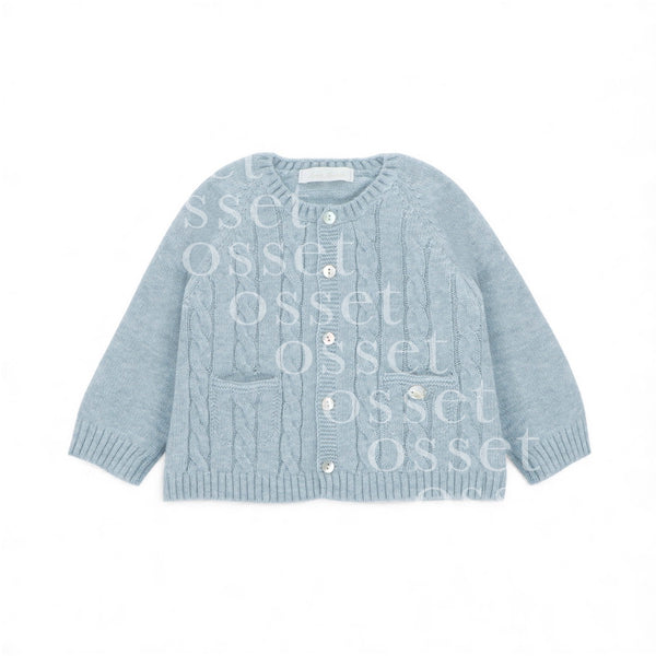 Suéter Trenza Azul Niña