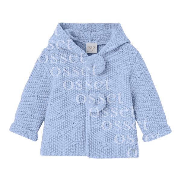 Chaquetón Borlas Azul