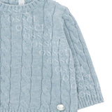Conjunto Punto Trenzado Celeste SP