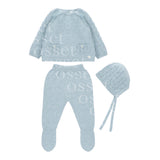 Conjunto Punto Trenzado Celeste